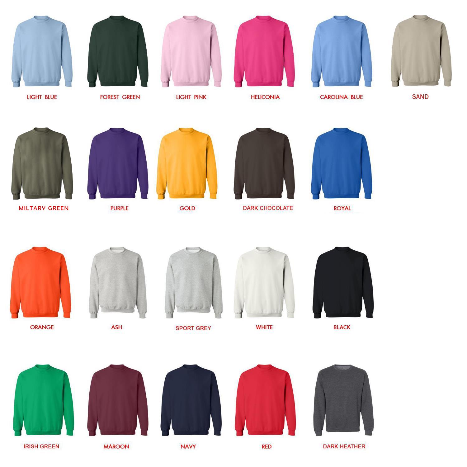 sweatshirt color chart - Dark Souls UK Shop
