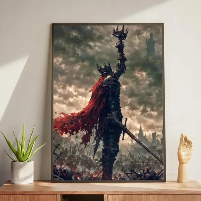 Dark Souls Blackened Soul Wall Art