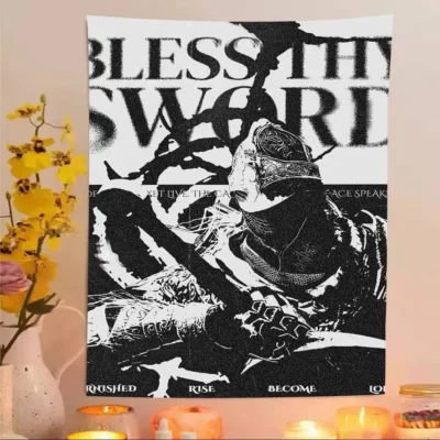 Dark Souls Fallen Angel Tapestry