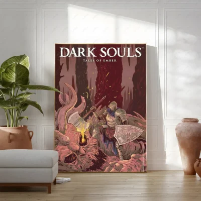 Dark Souls Ghost Reaper Wall Art