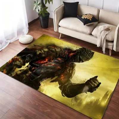 Dark Souls Moonlit Raven Rug