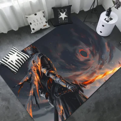 Dark Souls Shadow Flame Rug