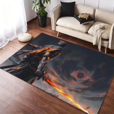 Dark Souls Black Thorn Rug