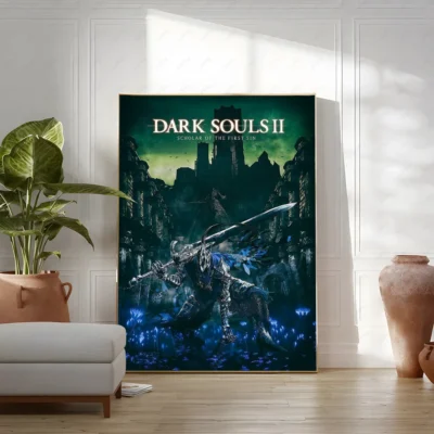 Dark Souls Blood Rose Wall Art