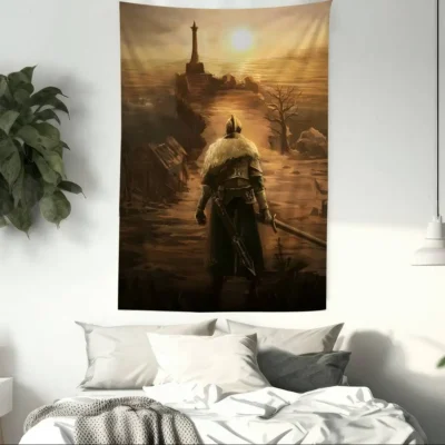 Dark Souls Bleeding Crown Tapestry