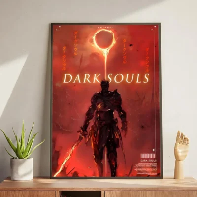 Dark Souls Phantom Rose Wall Art