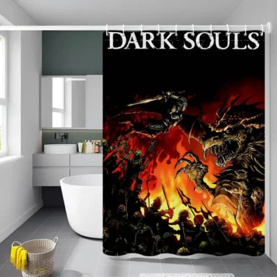 Dark Souls New Style Shower Curtain