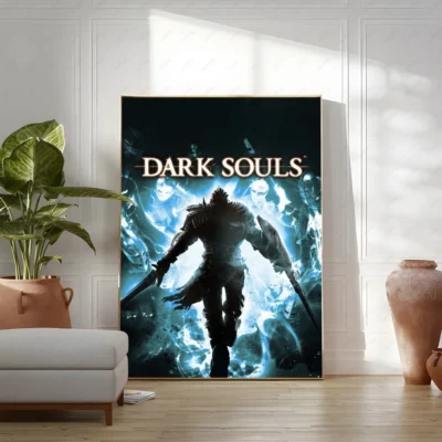 Dark Souls Shadow Flame Wall Art