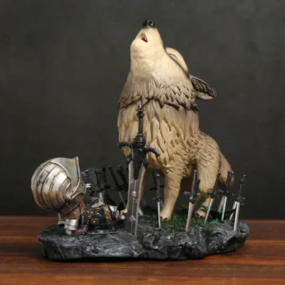 22cm Dark Souls The Great Grey Wolf Sif Collection Figure