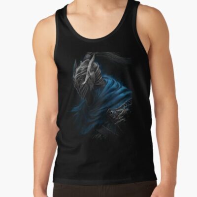 Abyssal Knight Slayer Dark Wolf Warrior Graphic Tee Design Tank Top