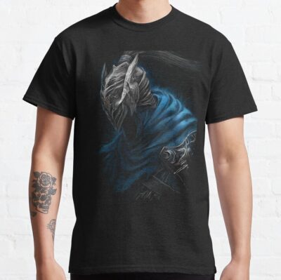 Abyssal Knight Slayer Dark Wolf Warrior Graphic Tee Design T-shirt