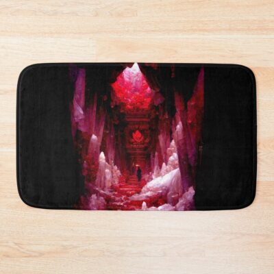 Red Crystal Sage Bath Mat