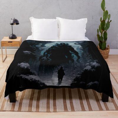Abyss Walker Throw Blanket