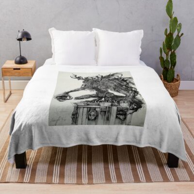Beast Cleric Dark Souls Throw Blanket